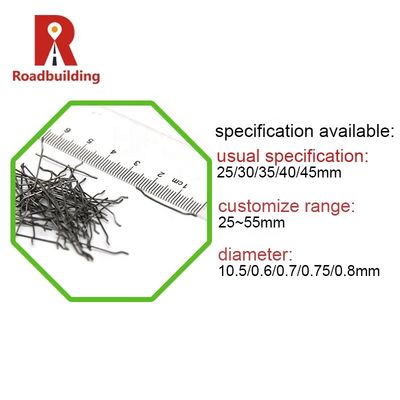 Silvery Chopped Strand For Concrete Rpc Reinforce Non Secondary Steel Fiber Product